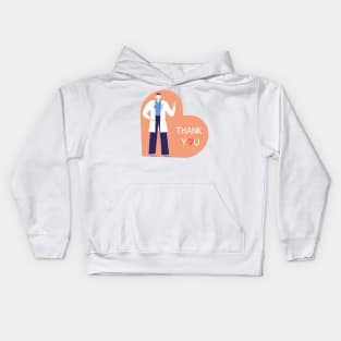 thank you doctor Kids Hoodie